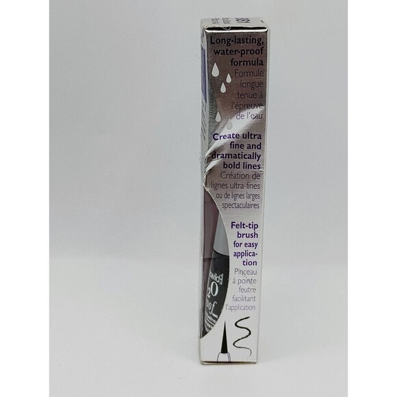 WET N WILD H2O PROOF LIQUID EYELINER 881 ULTRA BLACK 0.17oz NEW IN PACKAGE - Picture 5 of 8